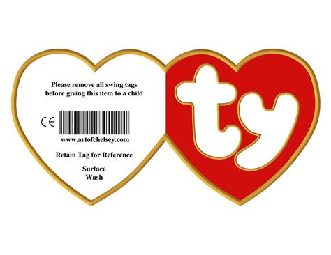 Ty Beanie Baby Costume Tag Printable